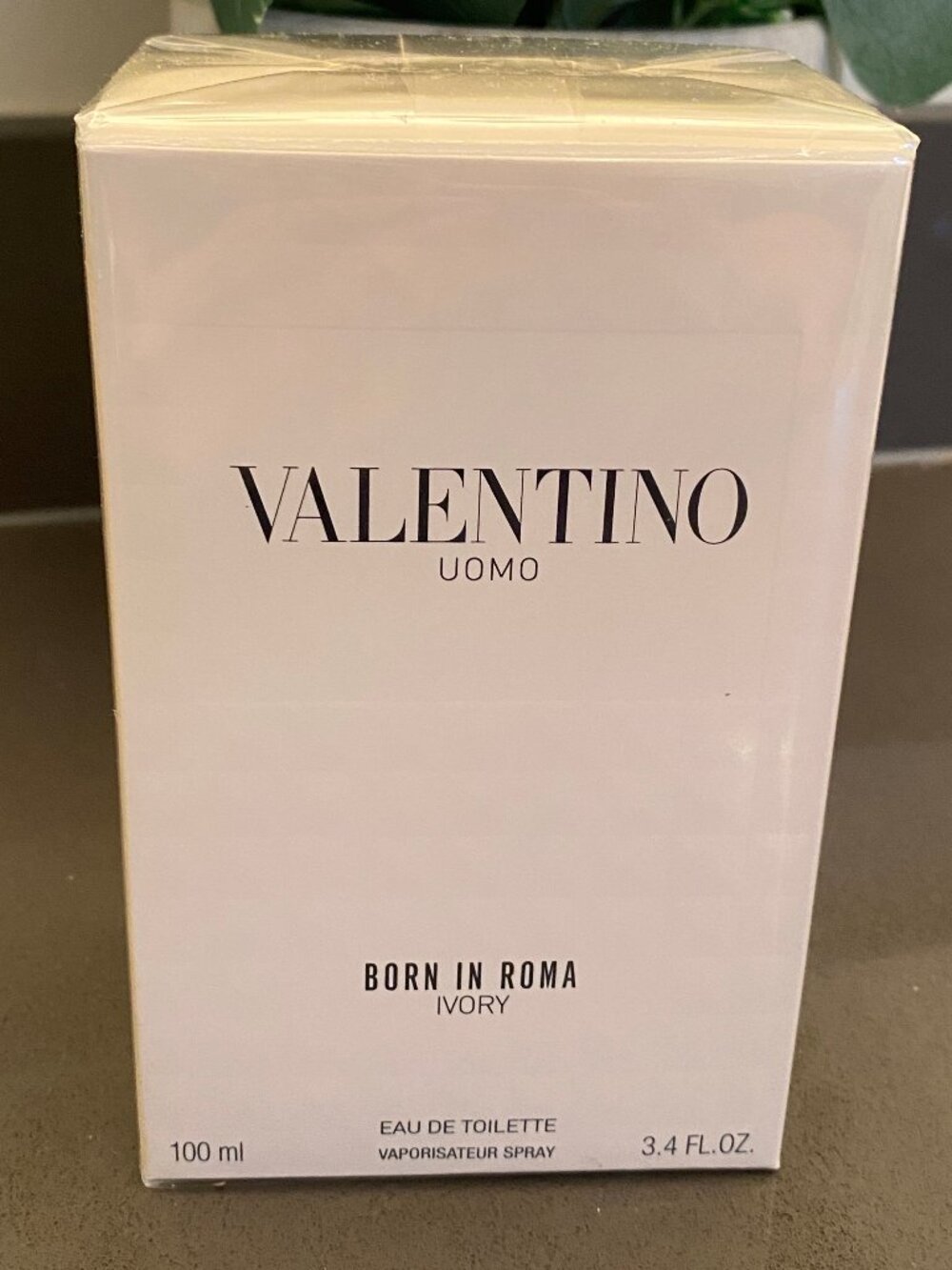 Valentino Uomo Born in Roma Ivory NEW Sealed Price Firm